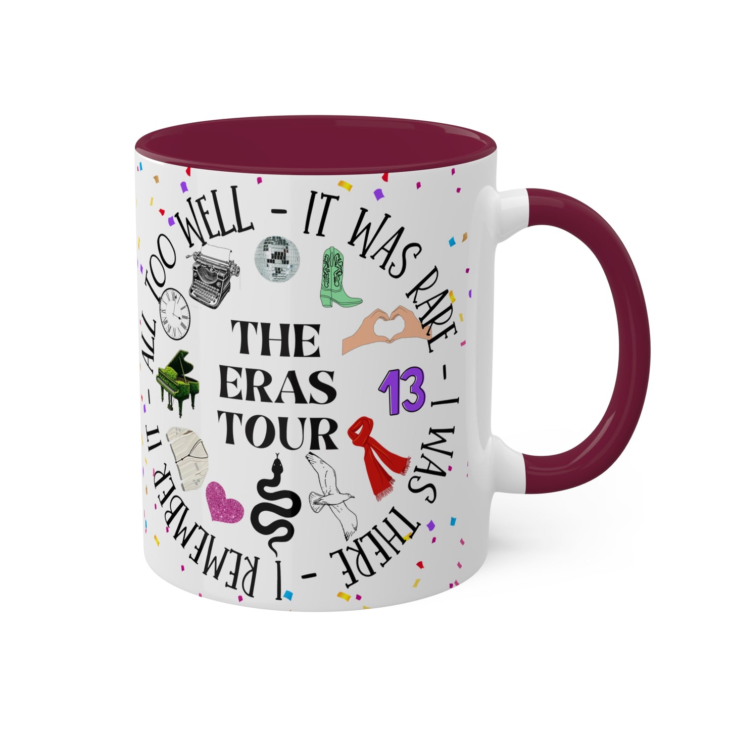 Concert Icons - I remember it all too well - Colorful Mugs, 11oz