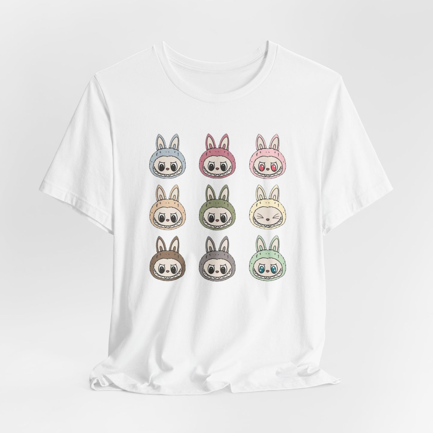 Character Faces Unisex Bella Canvas Tee, Graphic T-Shirt, Spring Fashion, Gift for Animal Lovers, Casual Wear