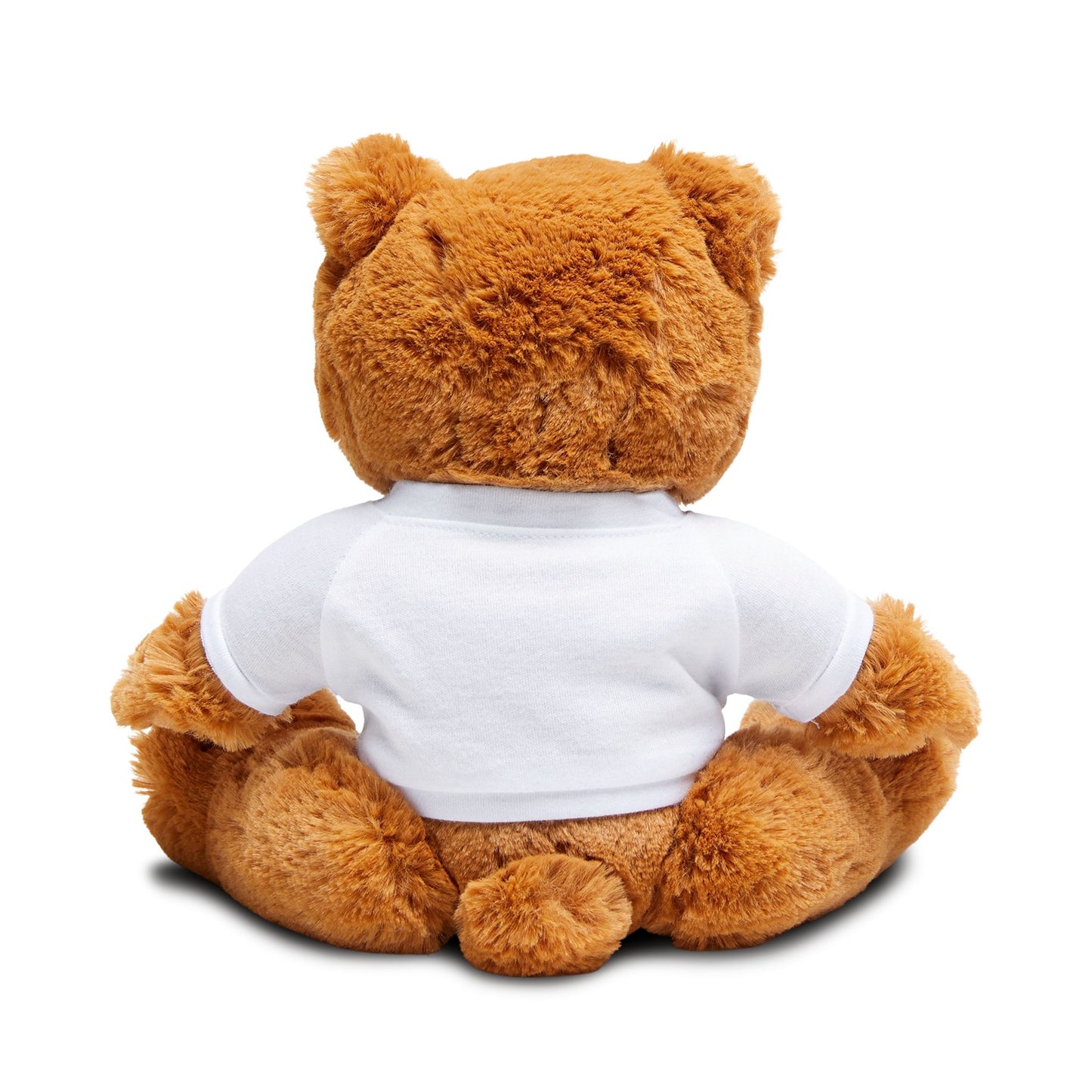 Plush Teddy Bear with Bow Tie & Stars Printed Tee — Cute Stuffed Animal Gift