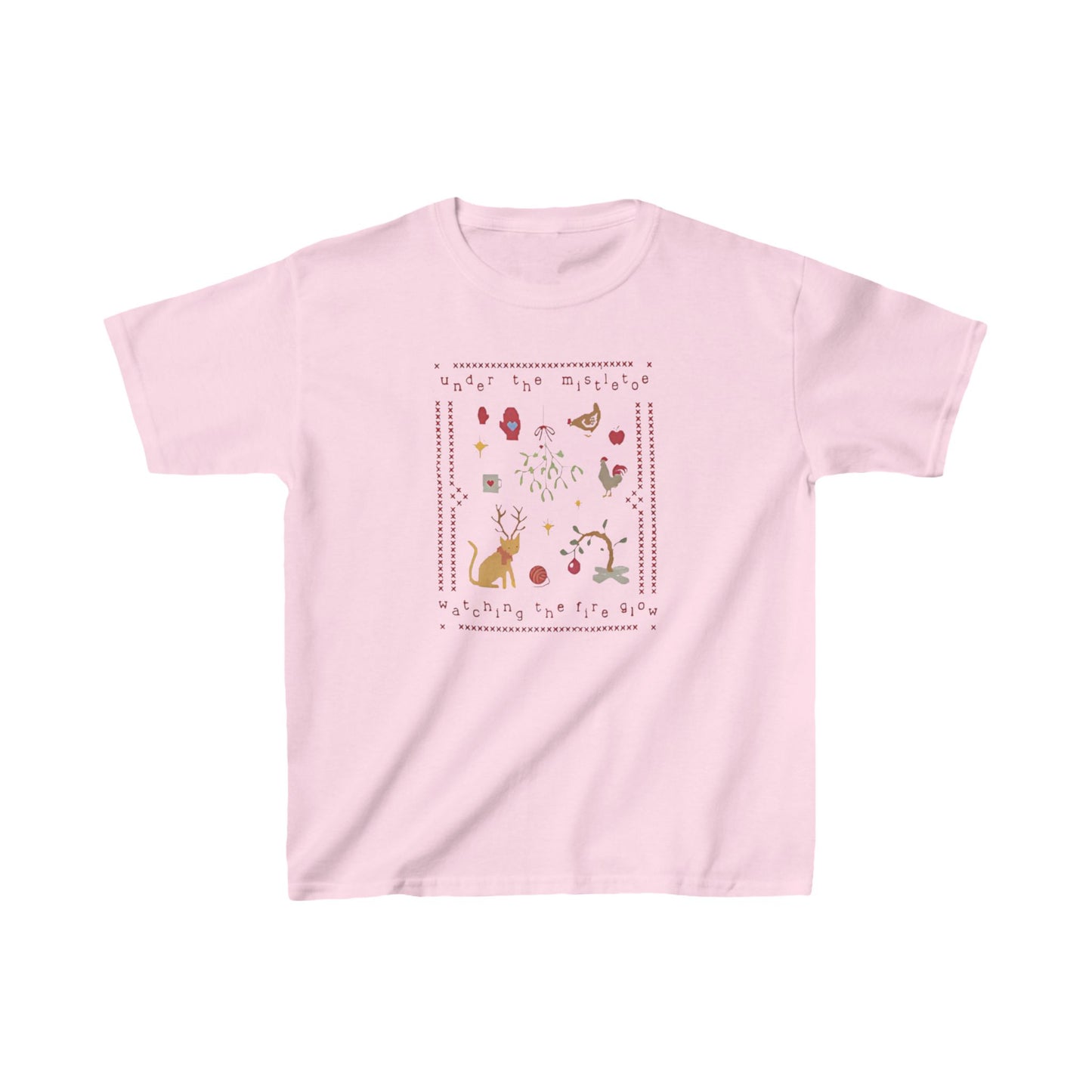 Under the Mistletoe - Kids Heavy Cotton™ Tee