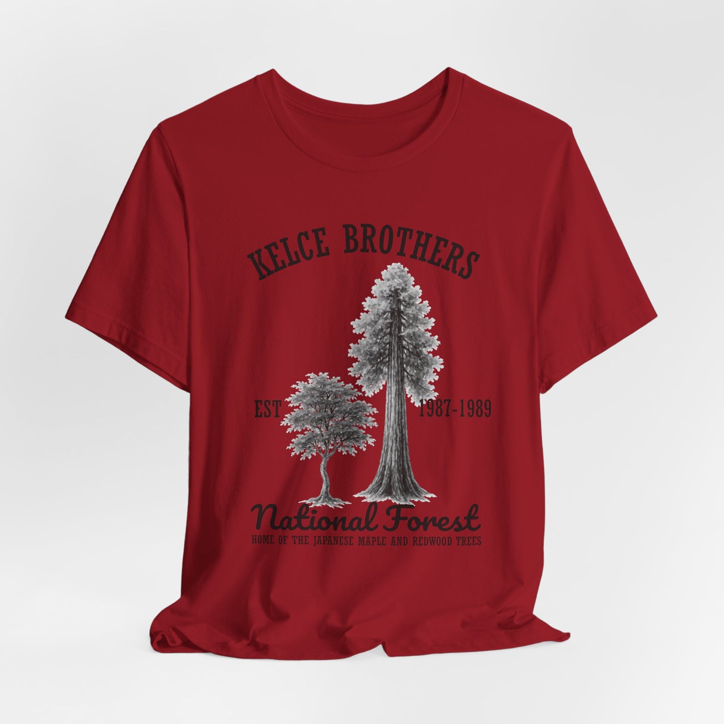 Kelce Brothers National Forest Tee - Unisex Jersey Short Sleeve T-Shirt