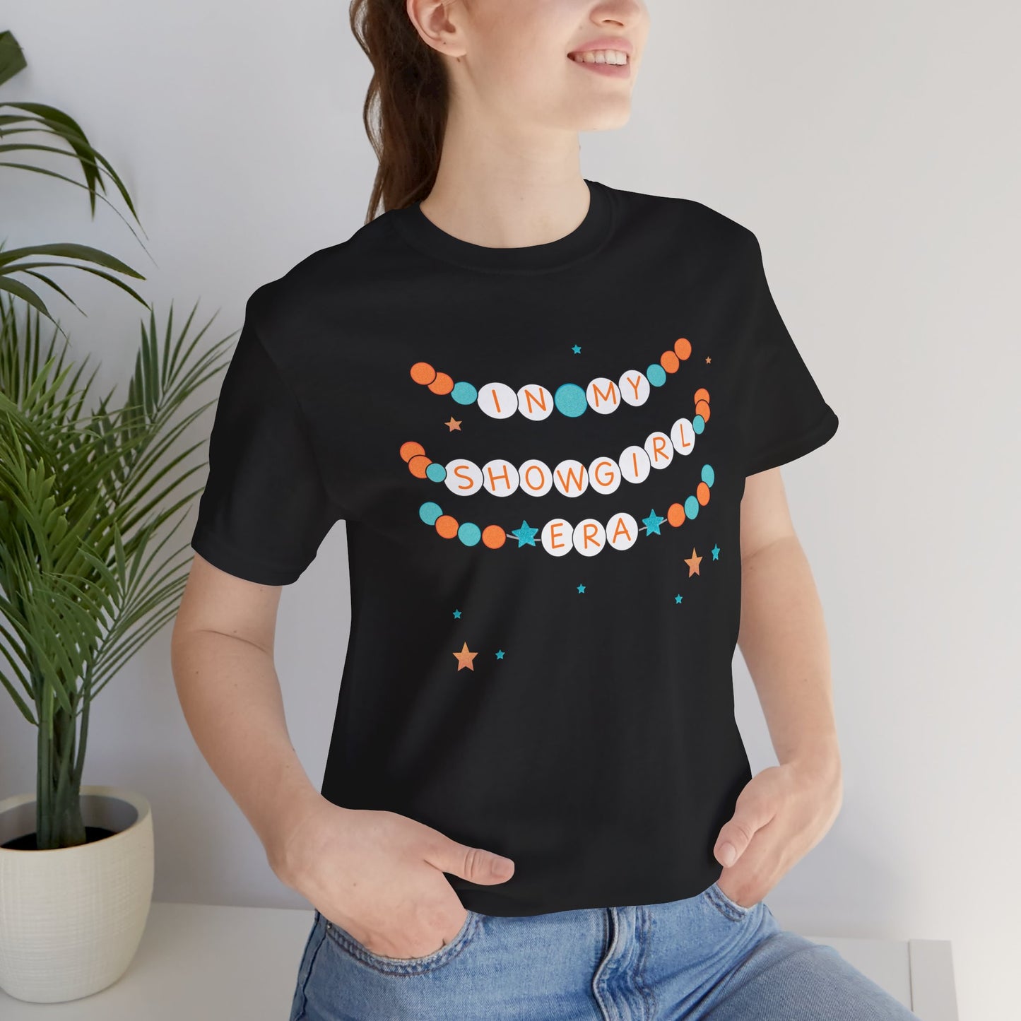 Showgirl Friendship Bracelets Tee, Fun Graphic T-Shirt, Casual Summer Top, Festival Wear, Birthday Gift, Unique Party Outfit
