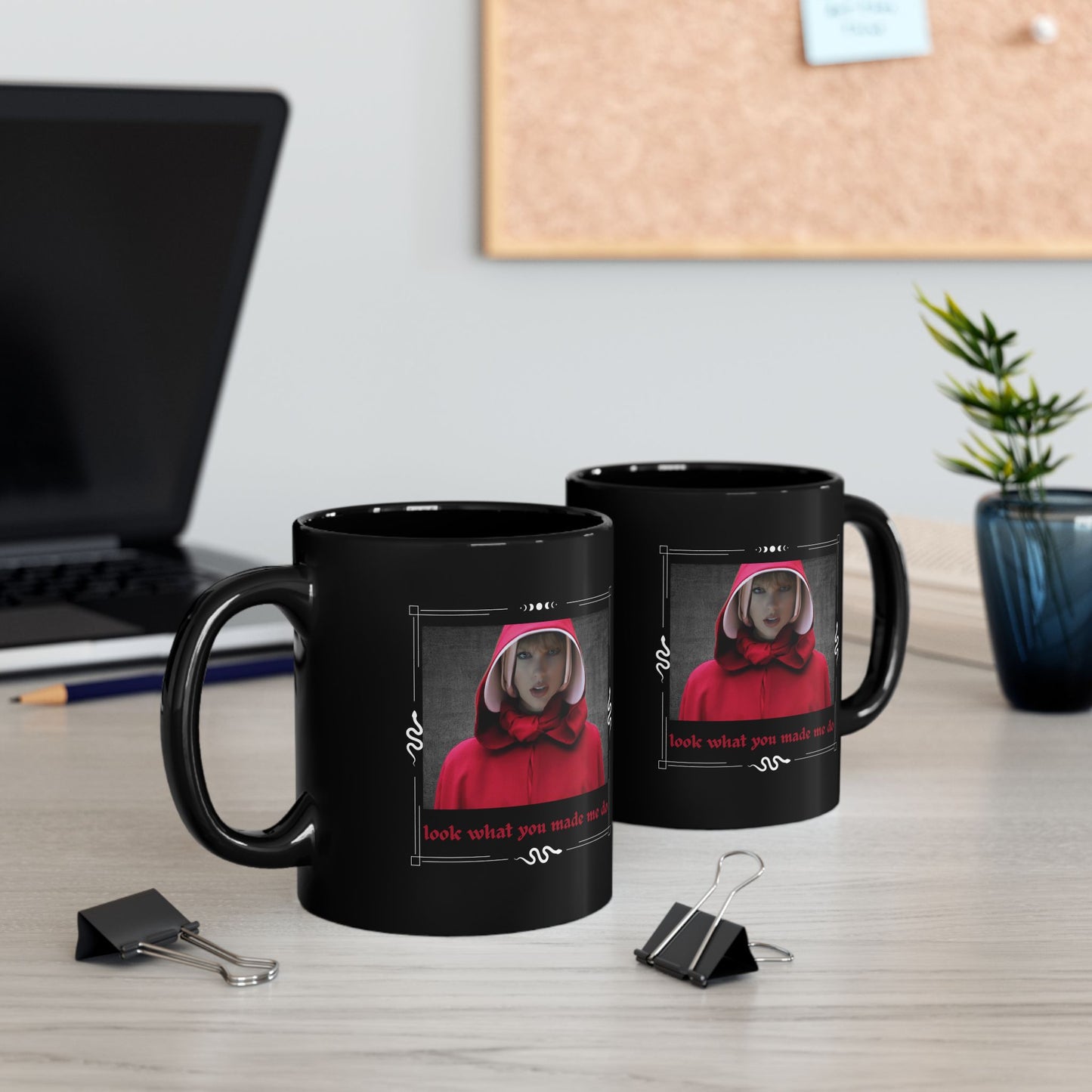Red Cloak - Handmaid's Tale Look What You Made Me Do, Coffee Mug, Gift for Coffee Lovers, Stylish Cup, Red Hooded Design, Unique Drinkware