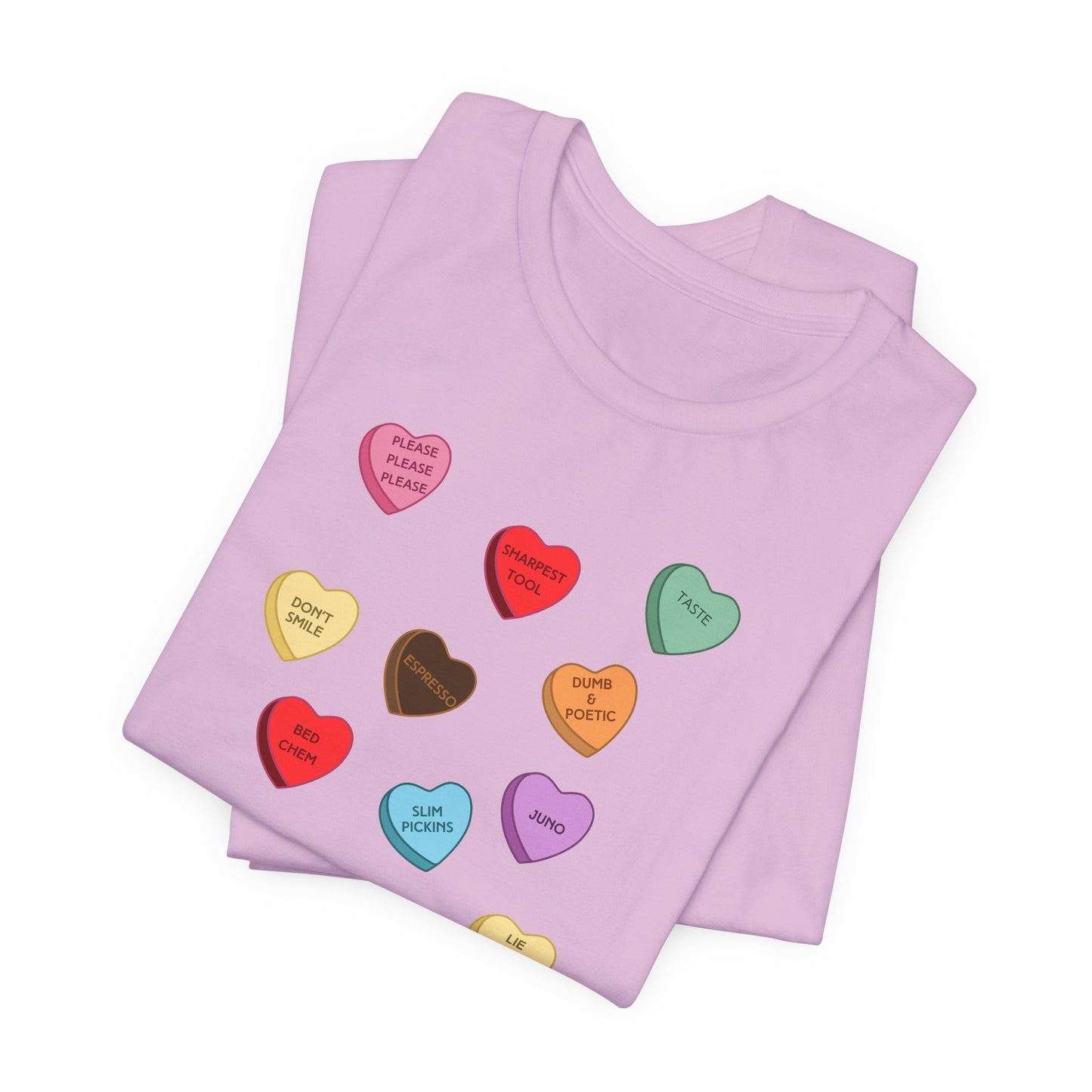 Sabrina SNS Candy Valentine Hearts - Unisex Jersey Short Sleeve Tee
