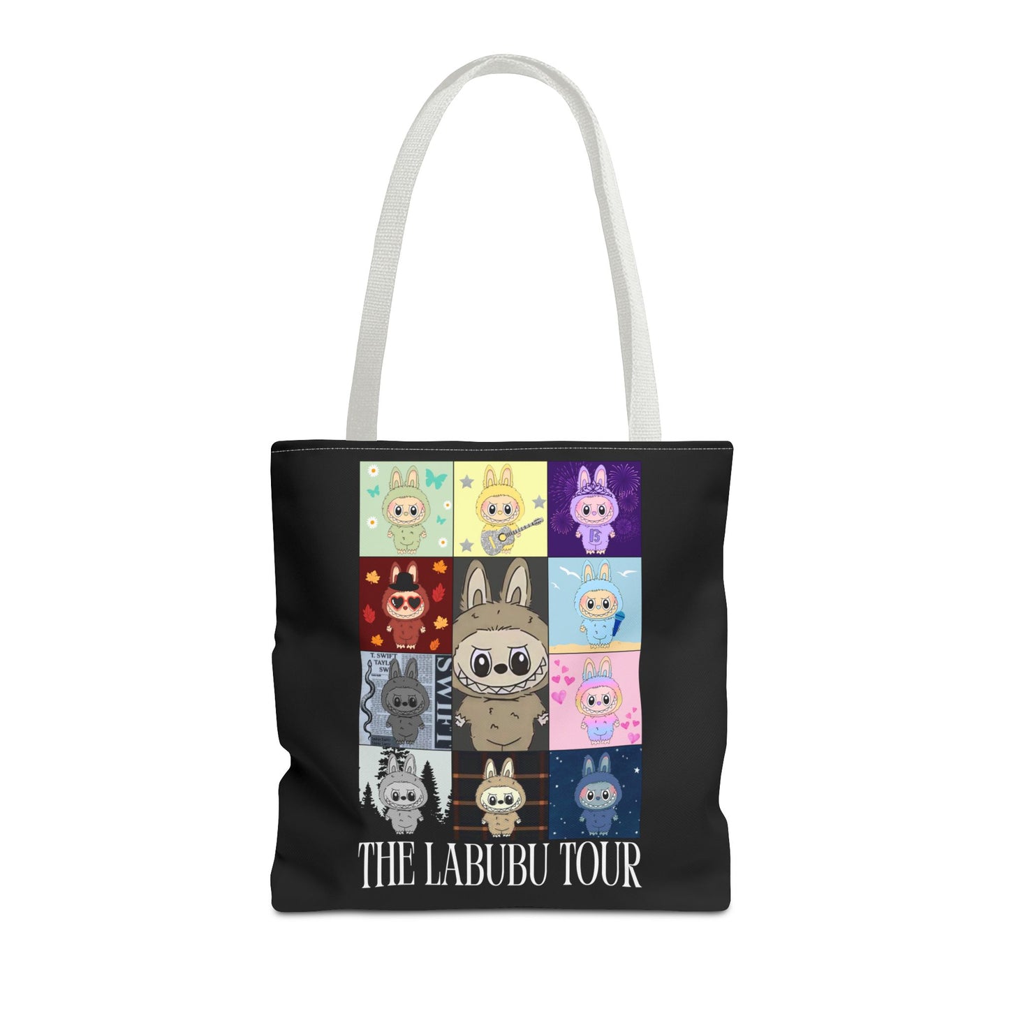 Cute Character Tour Tote Bag | Swiftie Gift | Cartoon Style, Anime Accessories, Gift for Kids, Everyday Use, Eco-Friendly Shopping