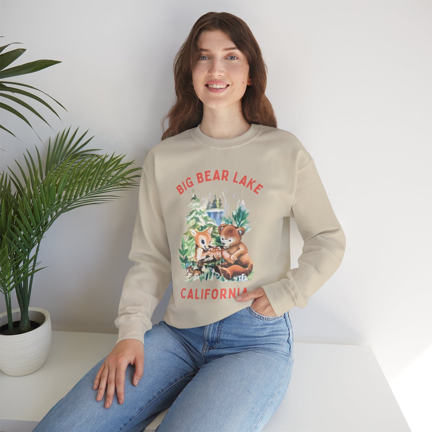 Big Bear Lake Unisex Heavy Blend™ Crewneck Sweatshirt