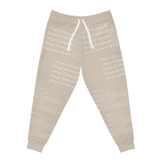 I love you - Unisex Athletic Joggers