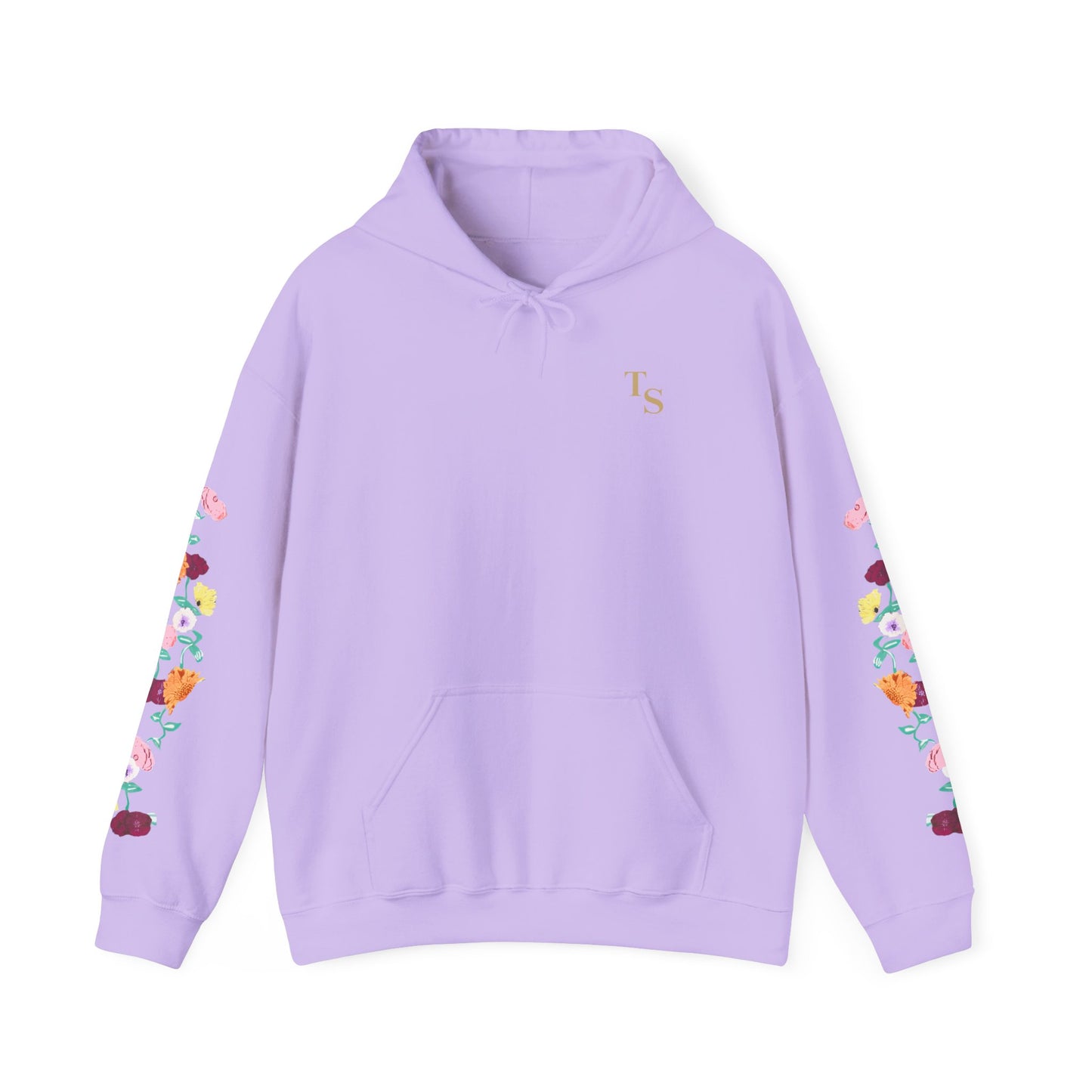 Acoustic Piano Floral Sleeve Hoodie