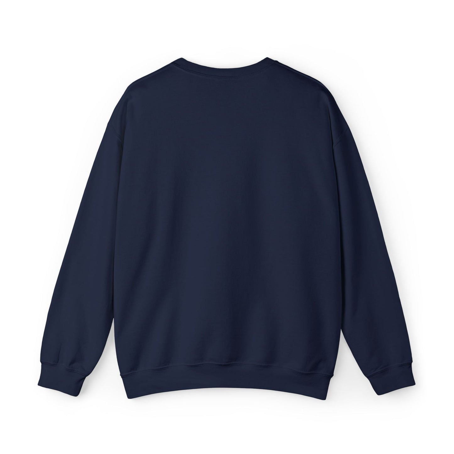 Embroidered Crewneck Sweatshirt — “tis the damn season” Minimal Script Pullover
