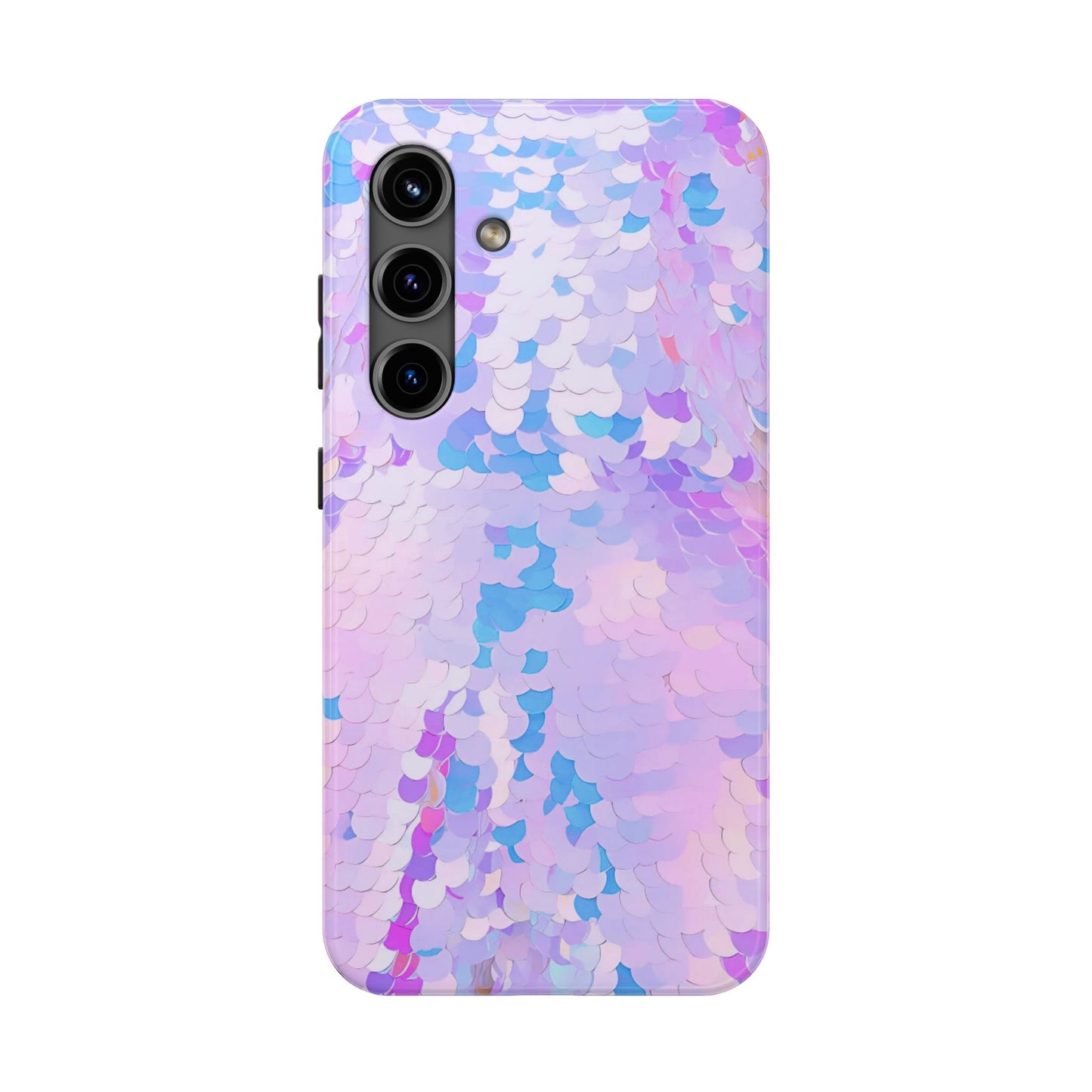 Colorful Sequin Romper Tough Phone Case - Stylish Protection for Your Device