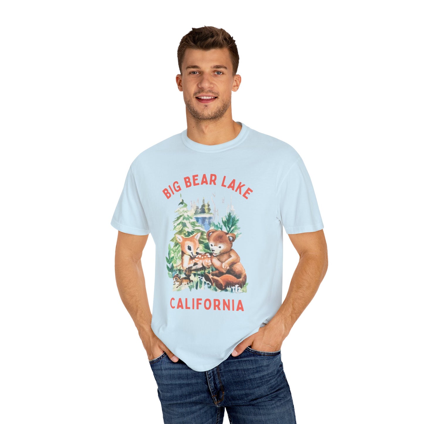 Big Bear Lake Unisex Garment-Dyed T-shirt