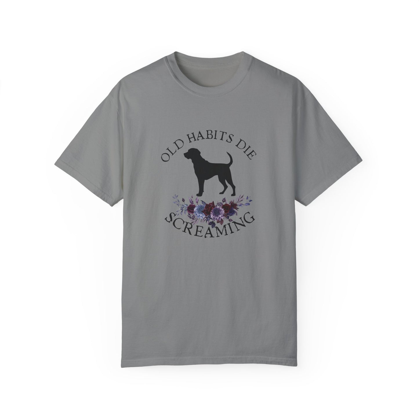 The Black Dog - Old Habits Die Screaming - Comfort Colors Unisex T-shirt
