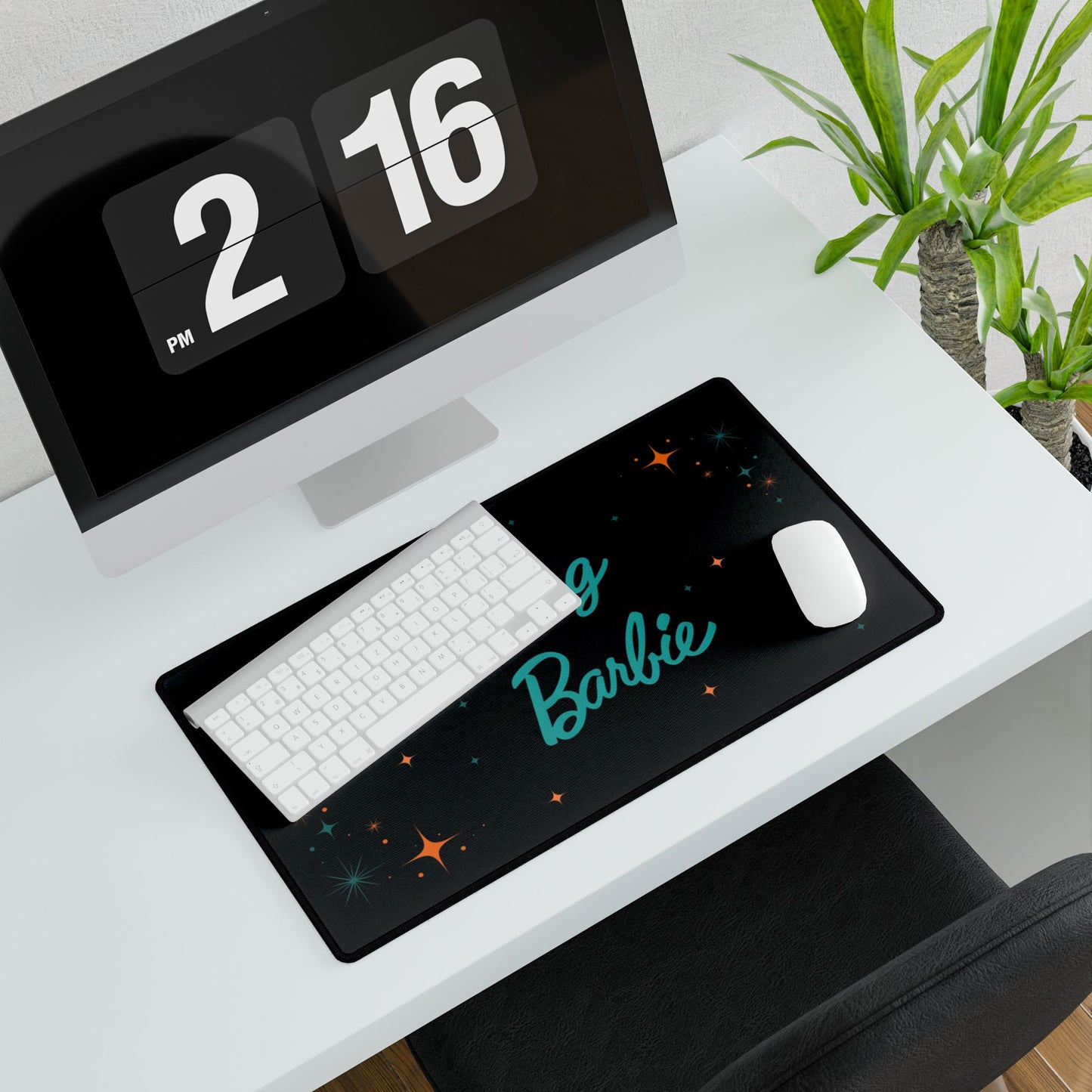 Boring Barbie Desk Mat - Stylish Workspace Accessory, Gaming Desk Pad, Home Office Decor, Gift for Her, Fun Desk Accessory