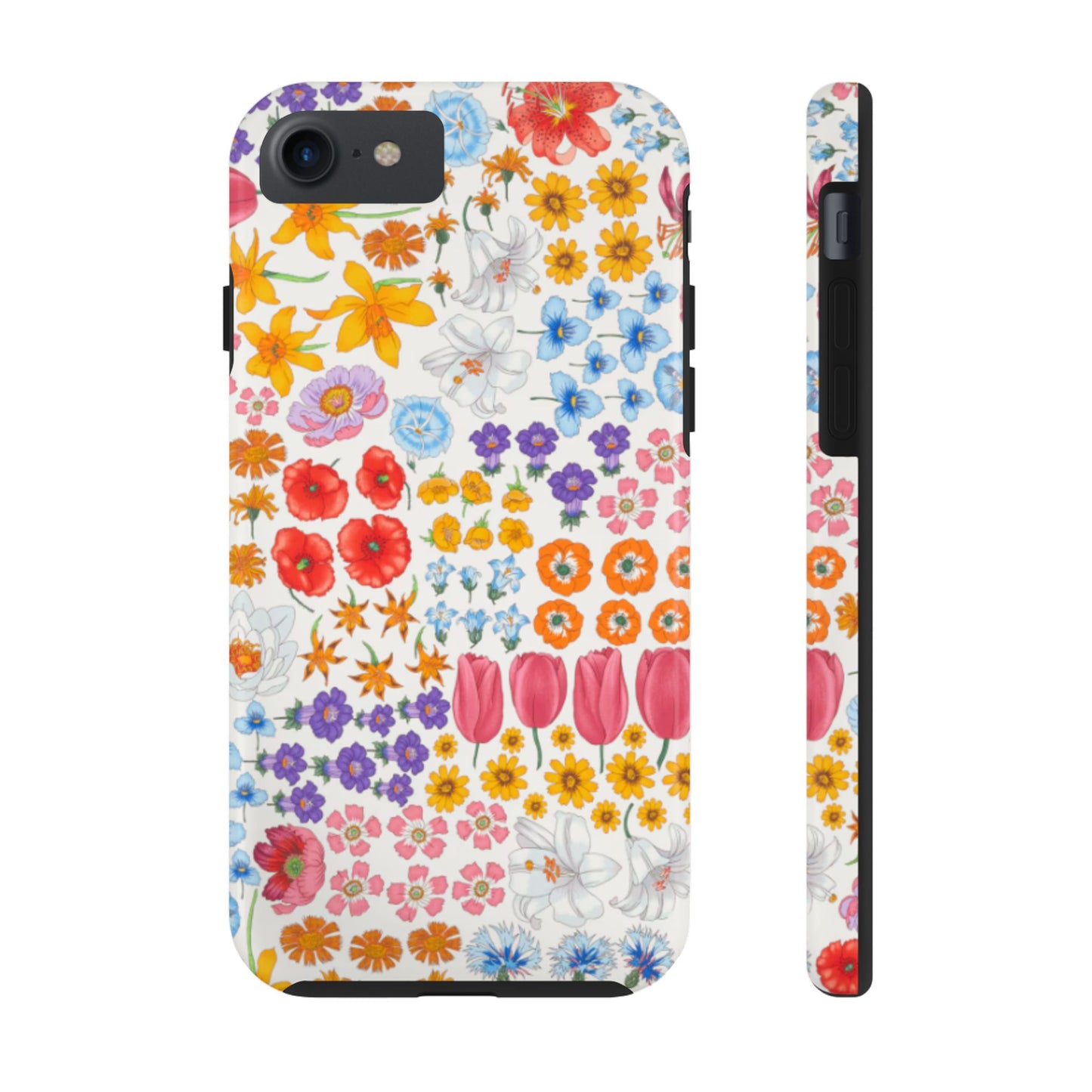 Vibrant Floral Tough Phone Case "Flora"- Durable Protection for Your Device