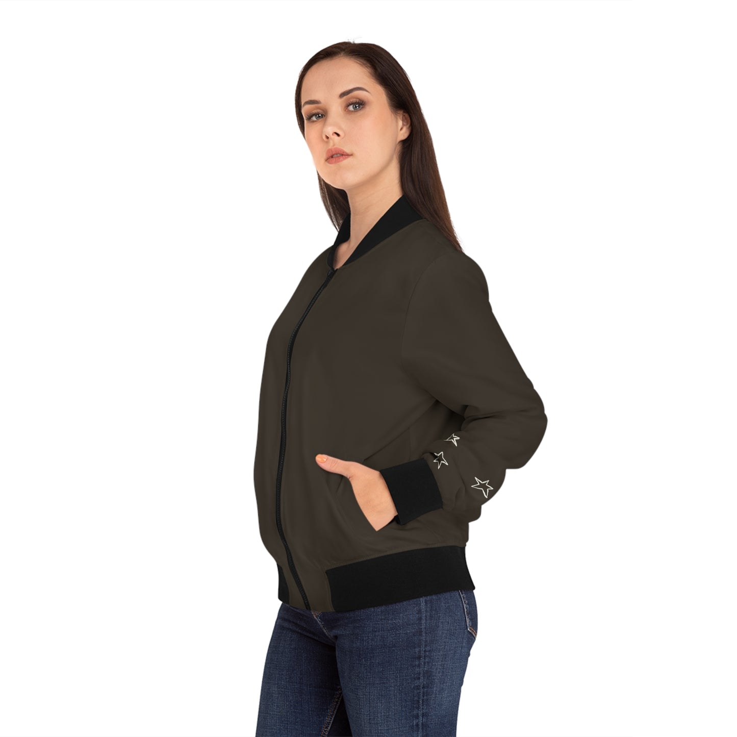 Eyes Full of Stars - Lightweight Women's Bomber Jacket