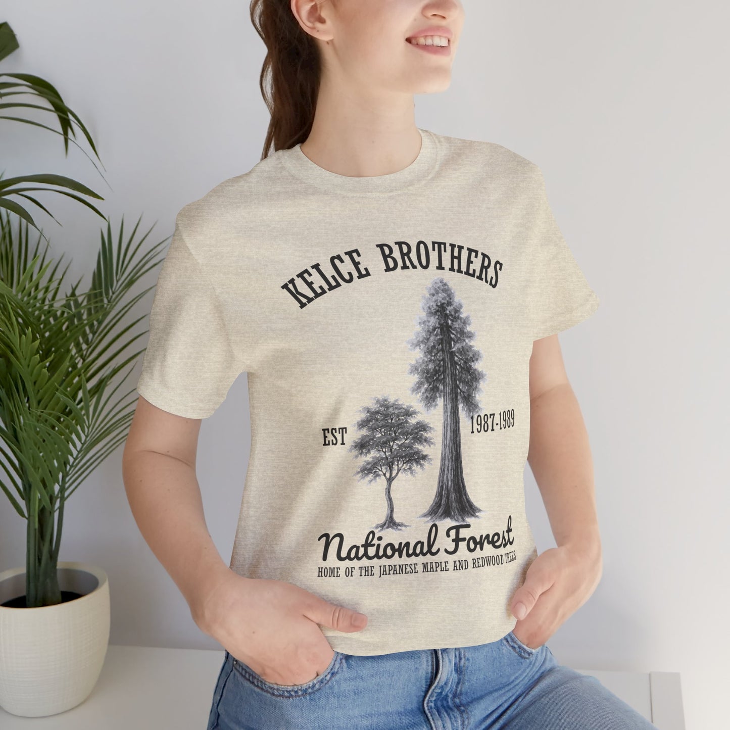 Kelce Brothers National Forest Tee - Unisex Jersey Short Sleeve T-Shirt