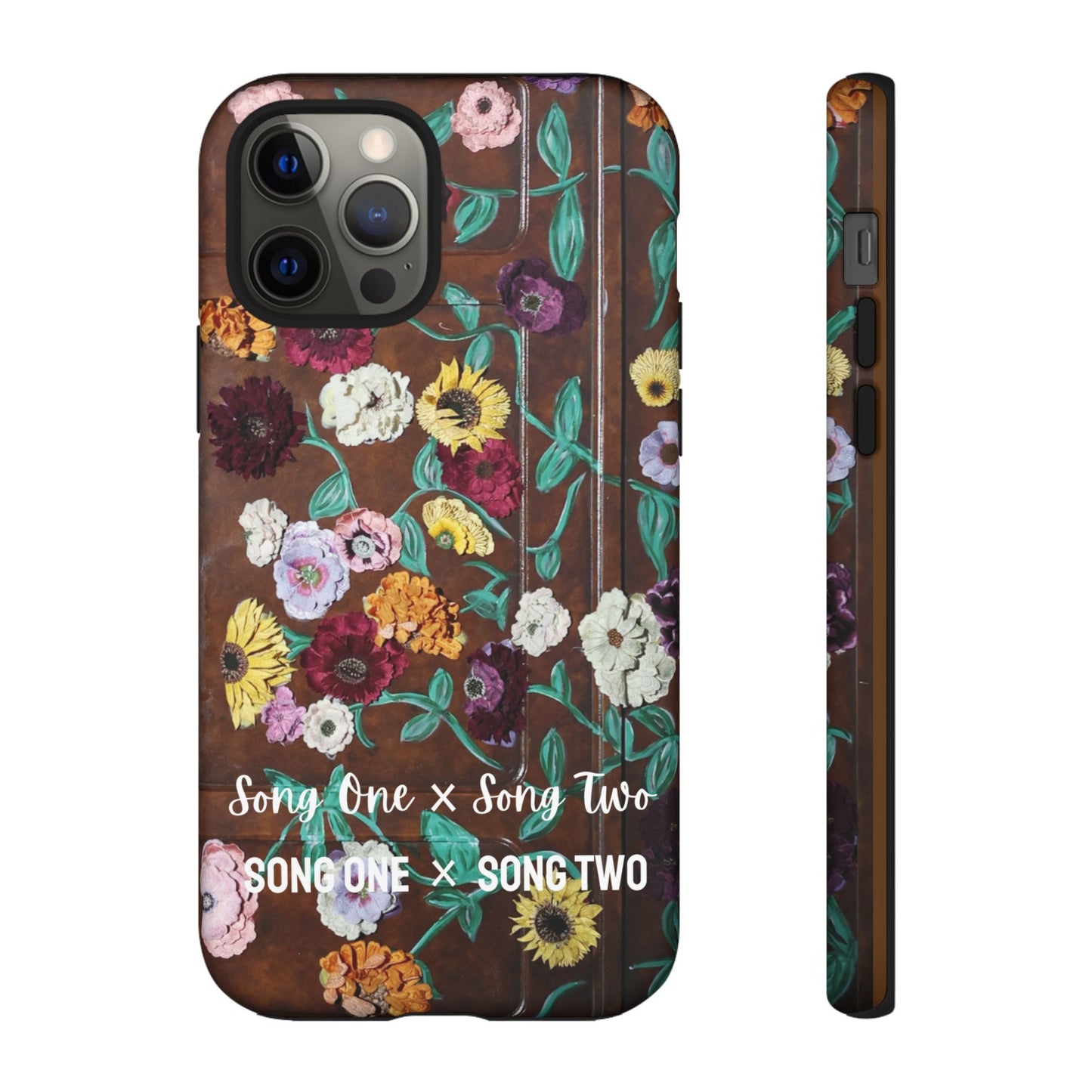 CUSTOMIZABLE with Surprise Song Titles - Surprise Song Floral Piano - Tough Cases