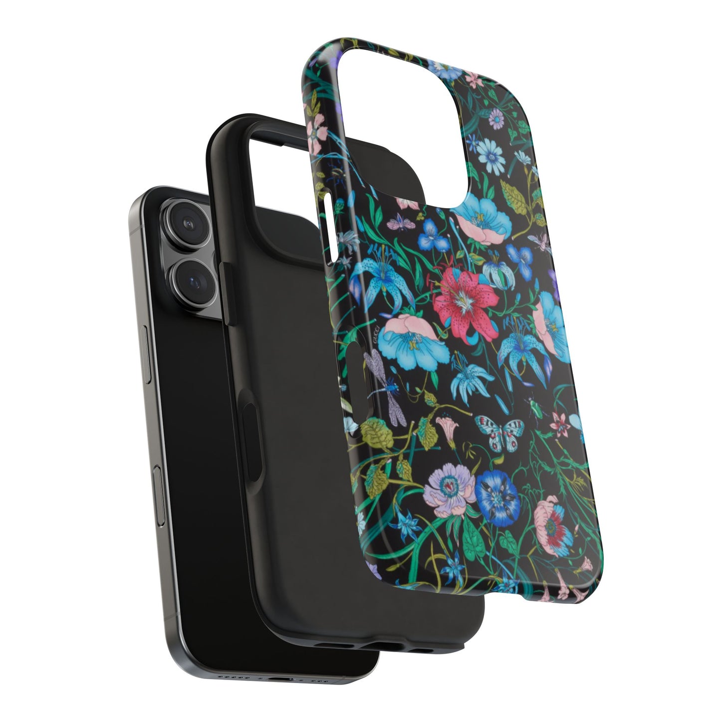 Vibrant Floral Tough Phone Case - Stylish and Durable Protection