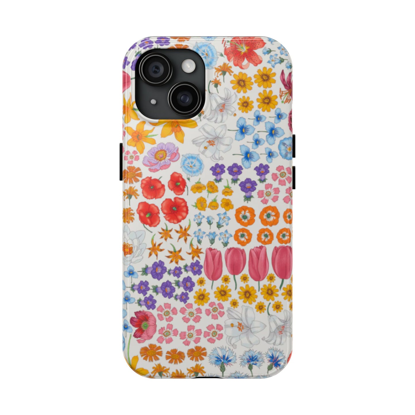 Vibrant Floral Tough Phone Case "Flora"- Durable Protection for Your Device