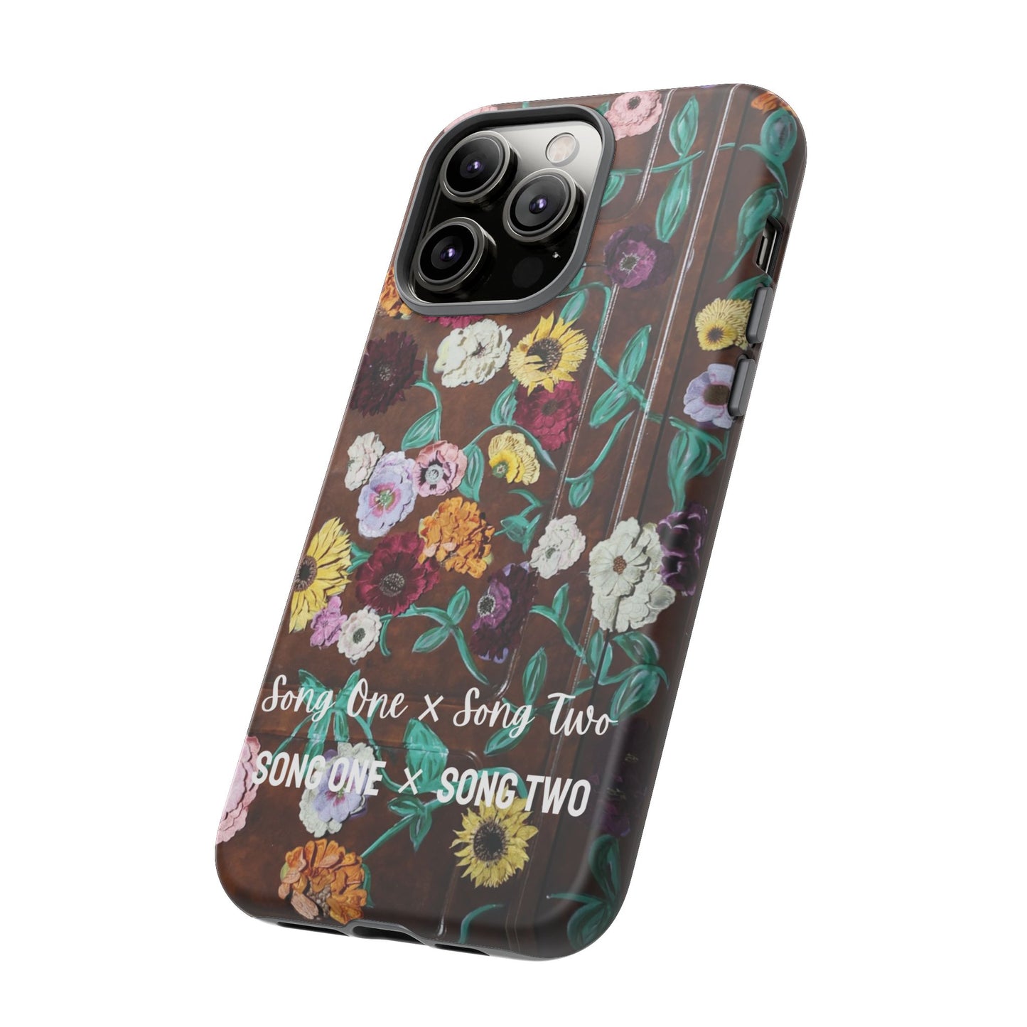 CUSTOMIZABLE with Surprise Song Titles - Surprise Song Floral Piano - Tough Cases