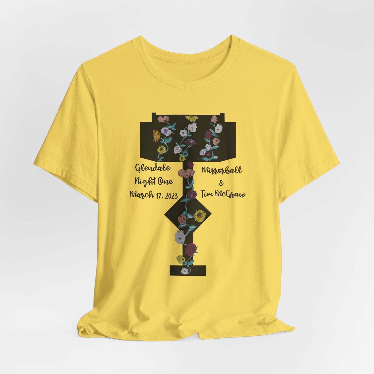 Custom Dates and Surprise Songs - Stage Flowers - Long Live - Unisex Jersey Short Sleeve Tee