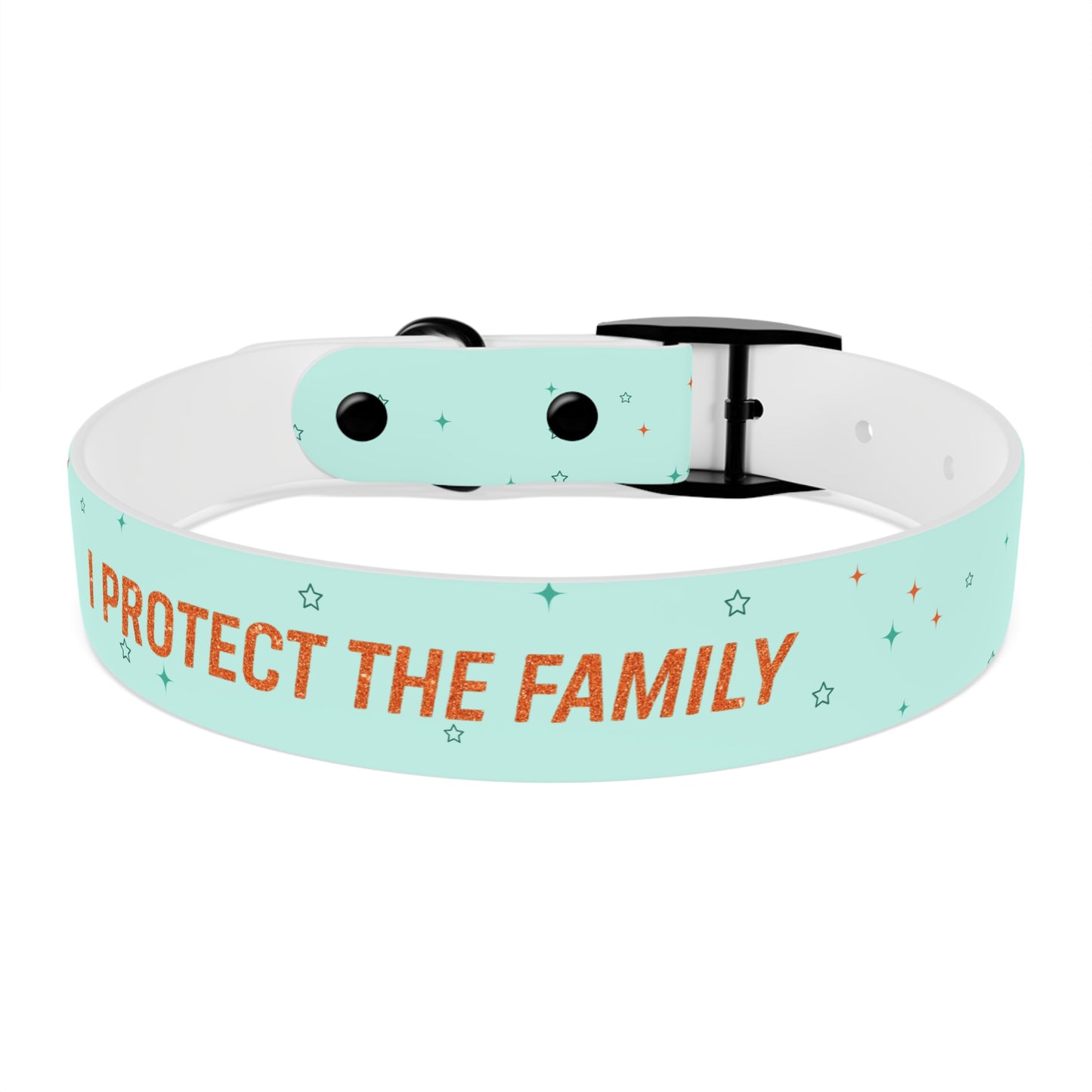I PROTECT THE FAMILY Pet Collar, Stylish Pet Accessory, Personalized Dog Gear, Gift for Dog Lovers, Unique Pet Fashion