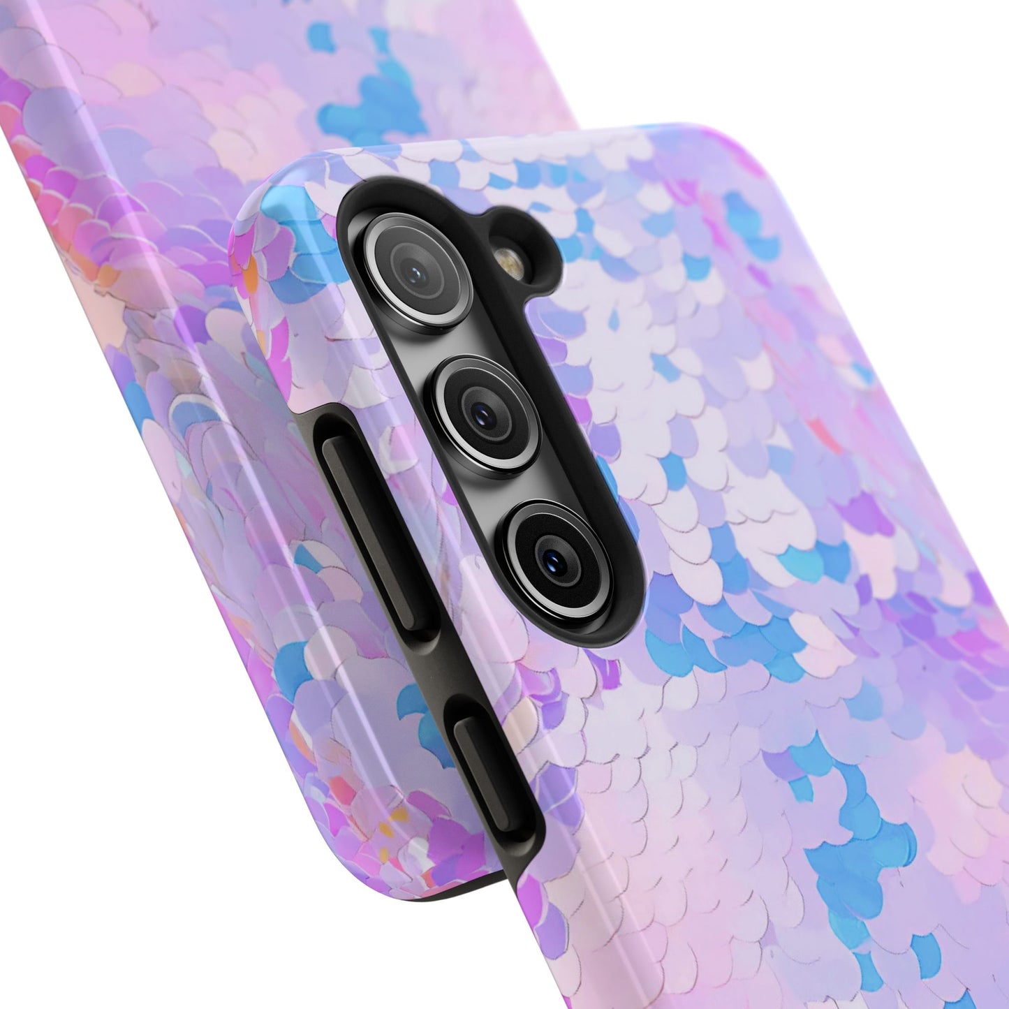 Colorful Sequin Romper Tough Phone Case - Stylish Protection for Your Device