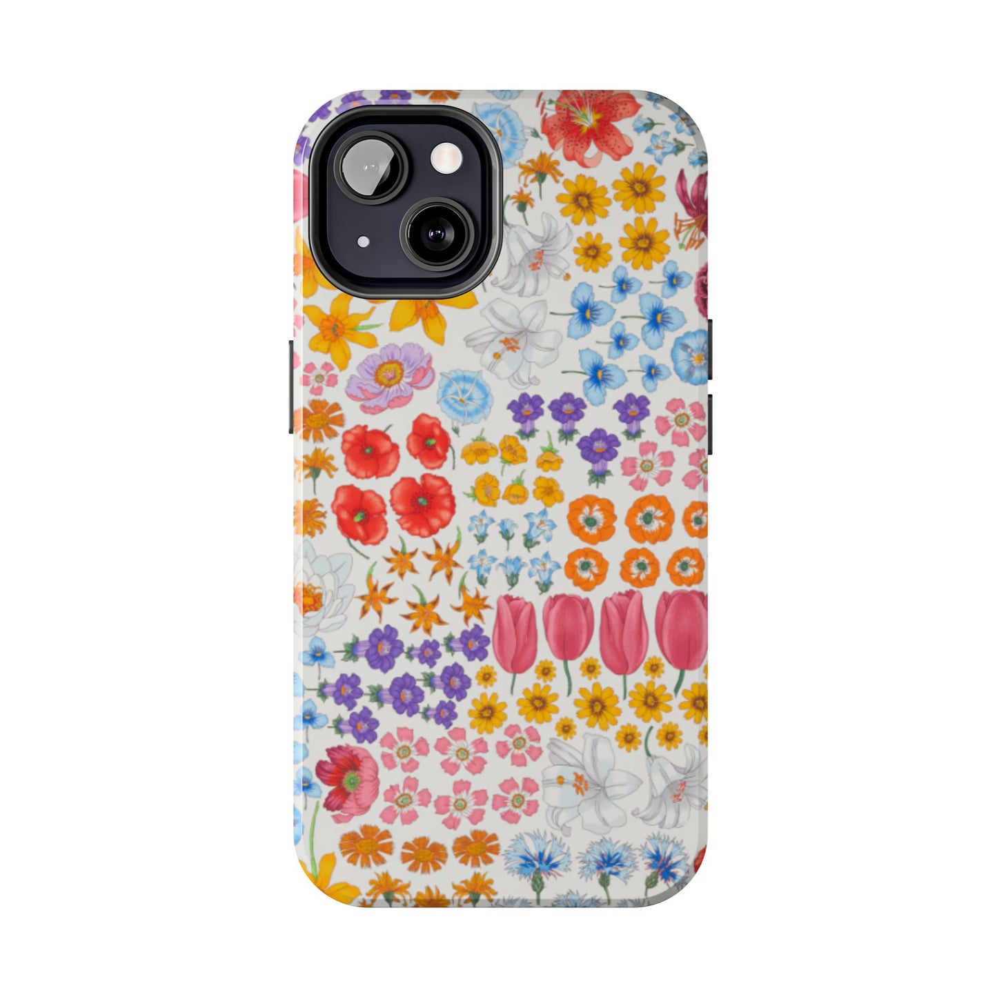 Vibrant Floral Tough Phone Case "Flora"- Durable Protection for Your Device