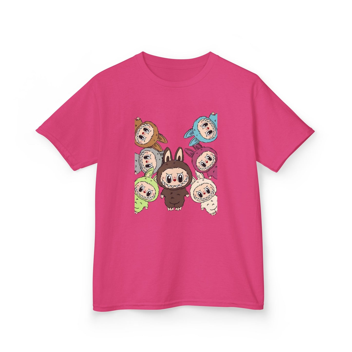 KIDS Adorable Labubu Tee, Fun Graphic Shirt for Boys & Girls, Perfect for Playdates, Birthdays, Family Events, Gifts