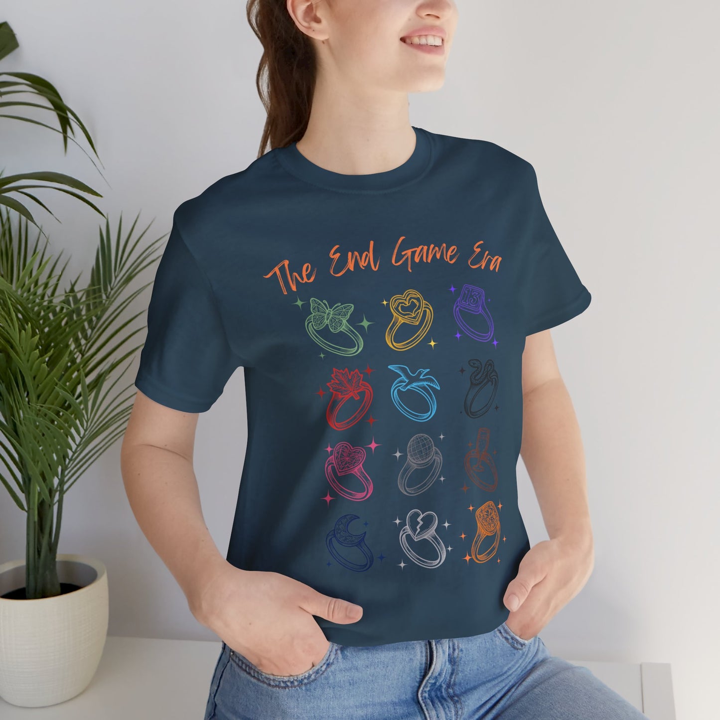 End Game Engagement Rings Era Tee for Fun-Loving Souls, Perfect for Casual Outings, Gifts, Parties, Eco-Friendly Wear, and Everyday Adventures