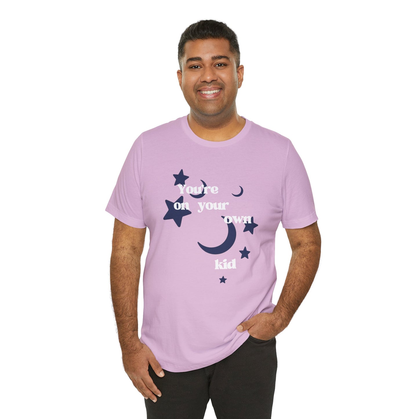 You're On Your Own Kid T-Shirt — Vintage Moon & Stars Graphic Tee