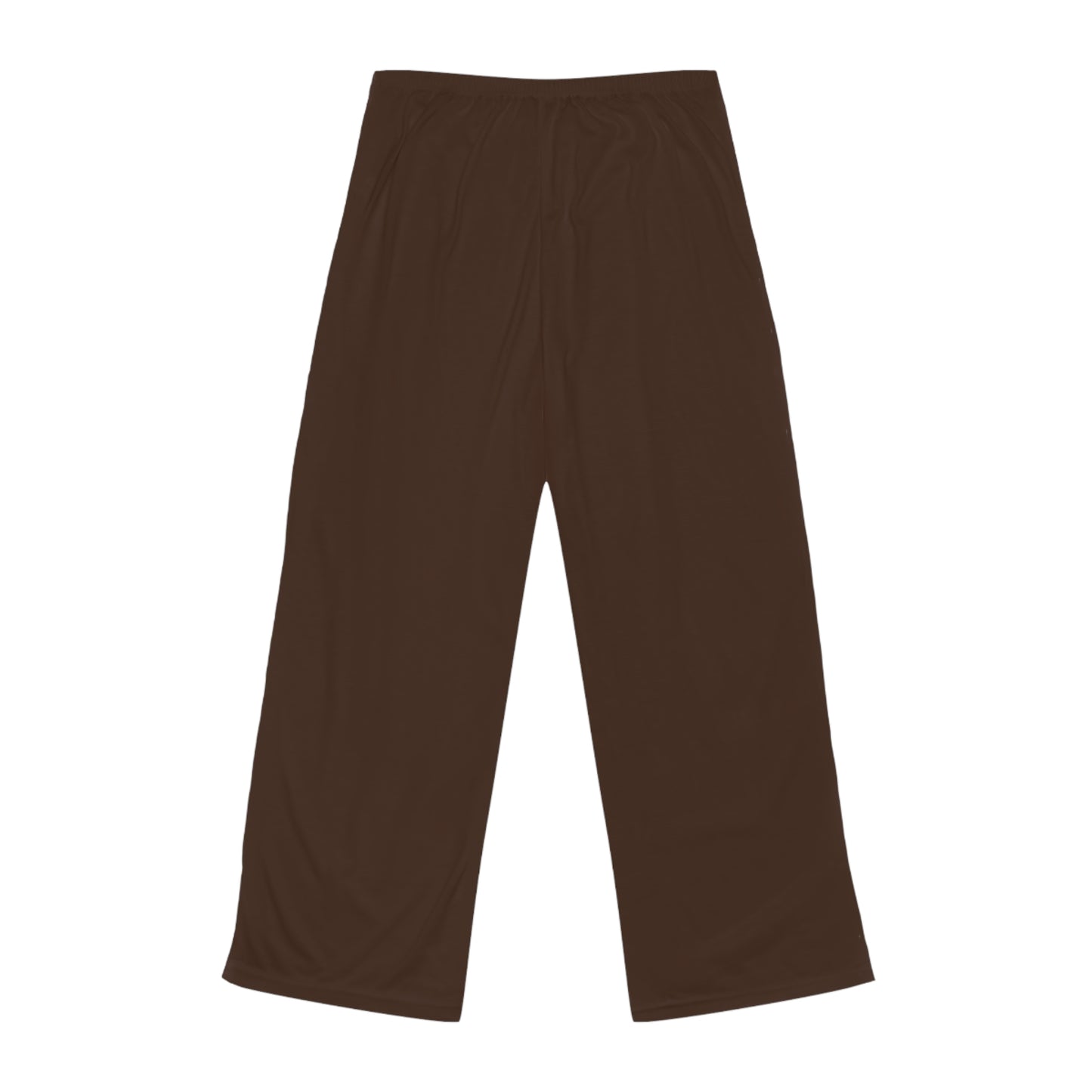 Acoustic Piano Floral Border Women's Pajama Pants — Cozy Brown Lounge Sleepwear