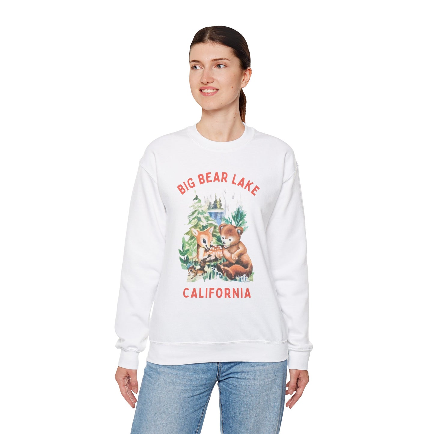 Big Bear Lake Unisex Heavy Blend™ Crewneck Sweatshirt