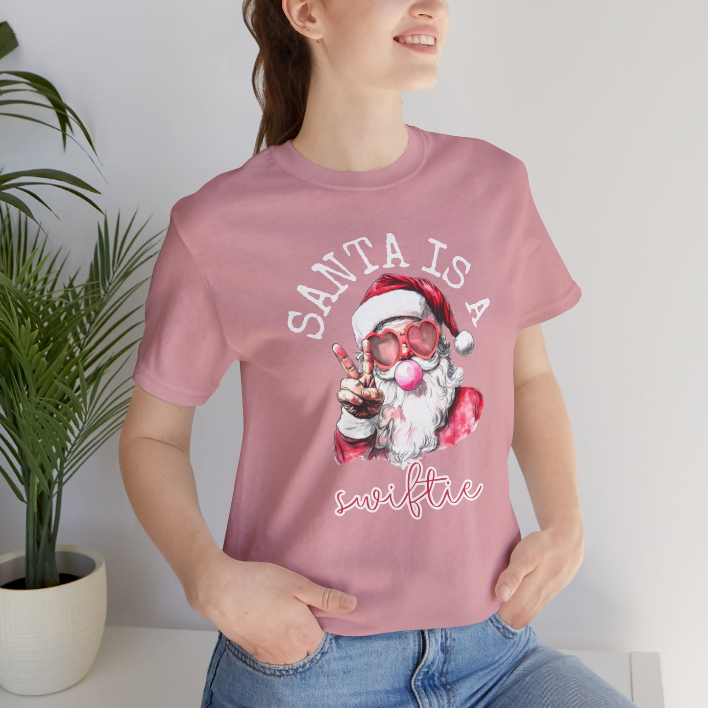 Santa is a Swiftie - Unisex Jersey Short Sleeve Tee