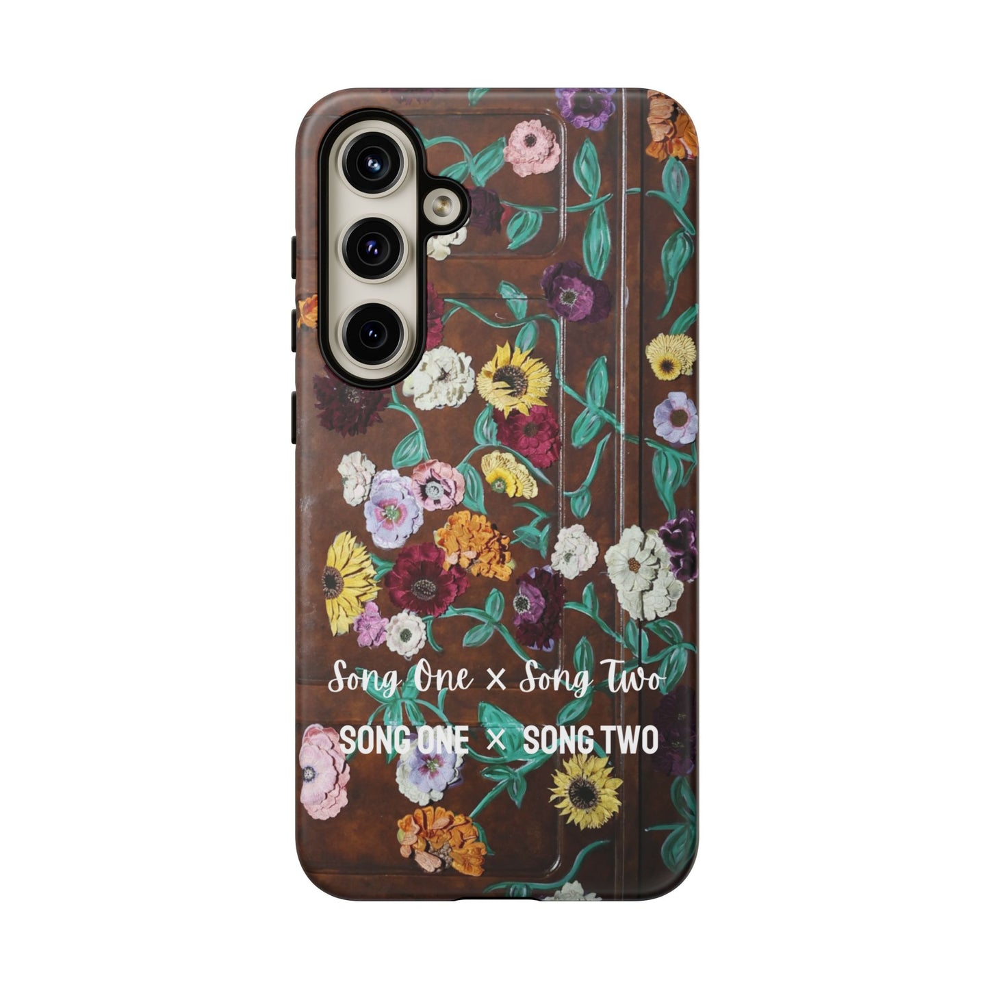 CUSTOMIZABLE with Surprise Song Titles - Surprise Song Floral Piano - Tough Cases