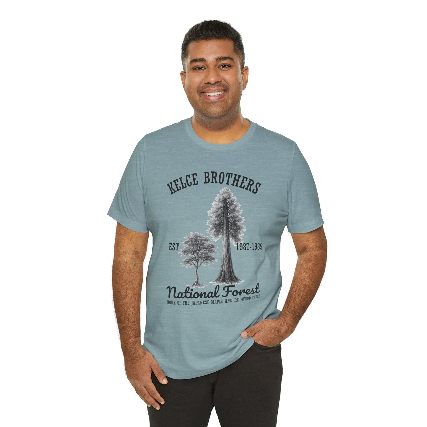 Kelce Brothers National Forest Tee - Unisex Jersey Short Sleeve T-Shirt