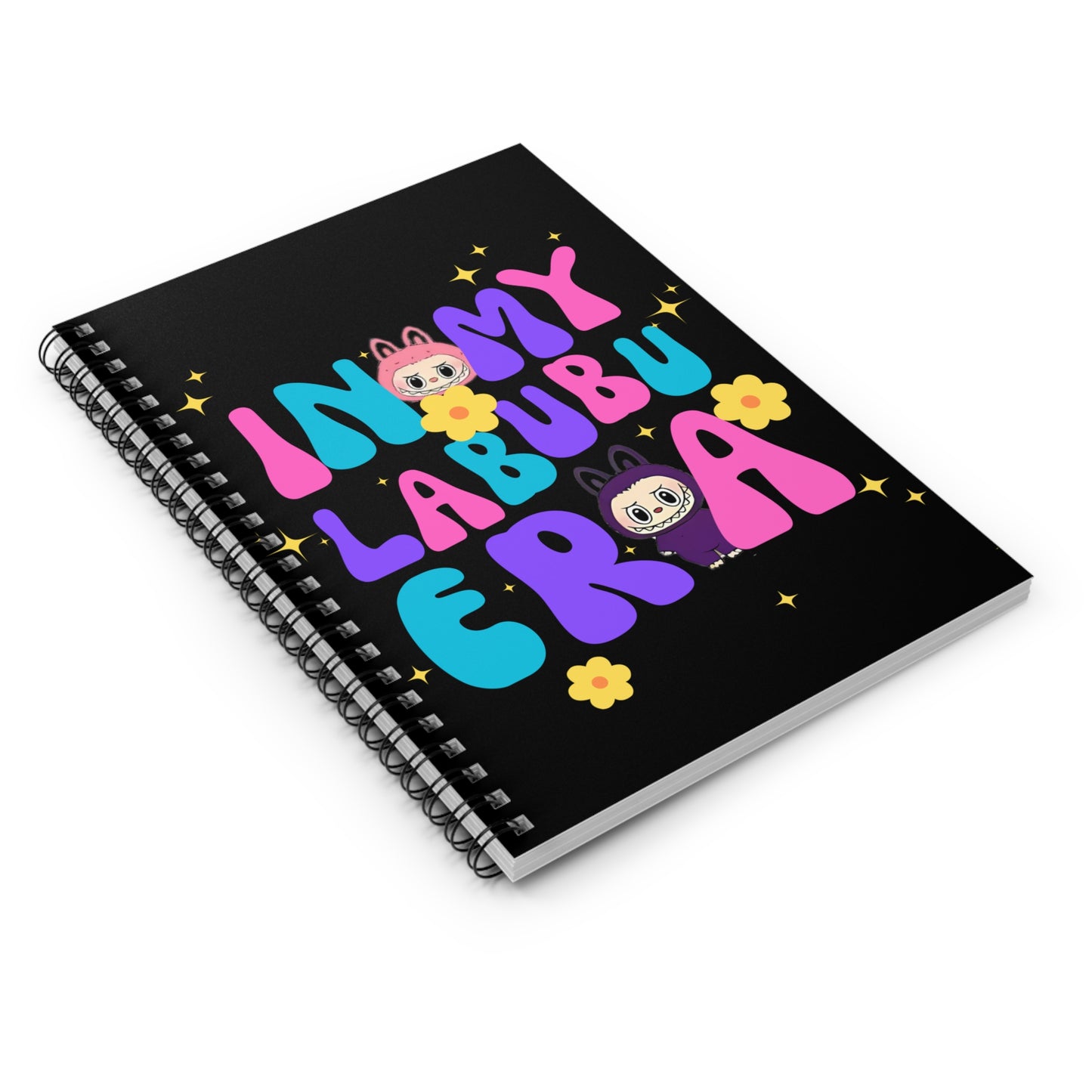 Colorful Spiral Notebook with Cute Character Design, Fun Stationery for Kids, Ideal for School, Journaling & Gift