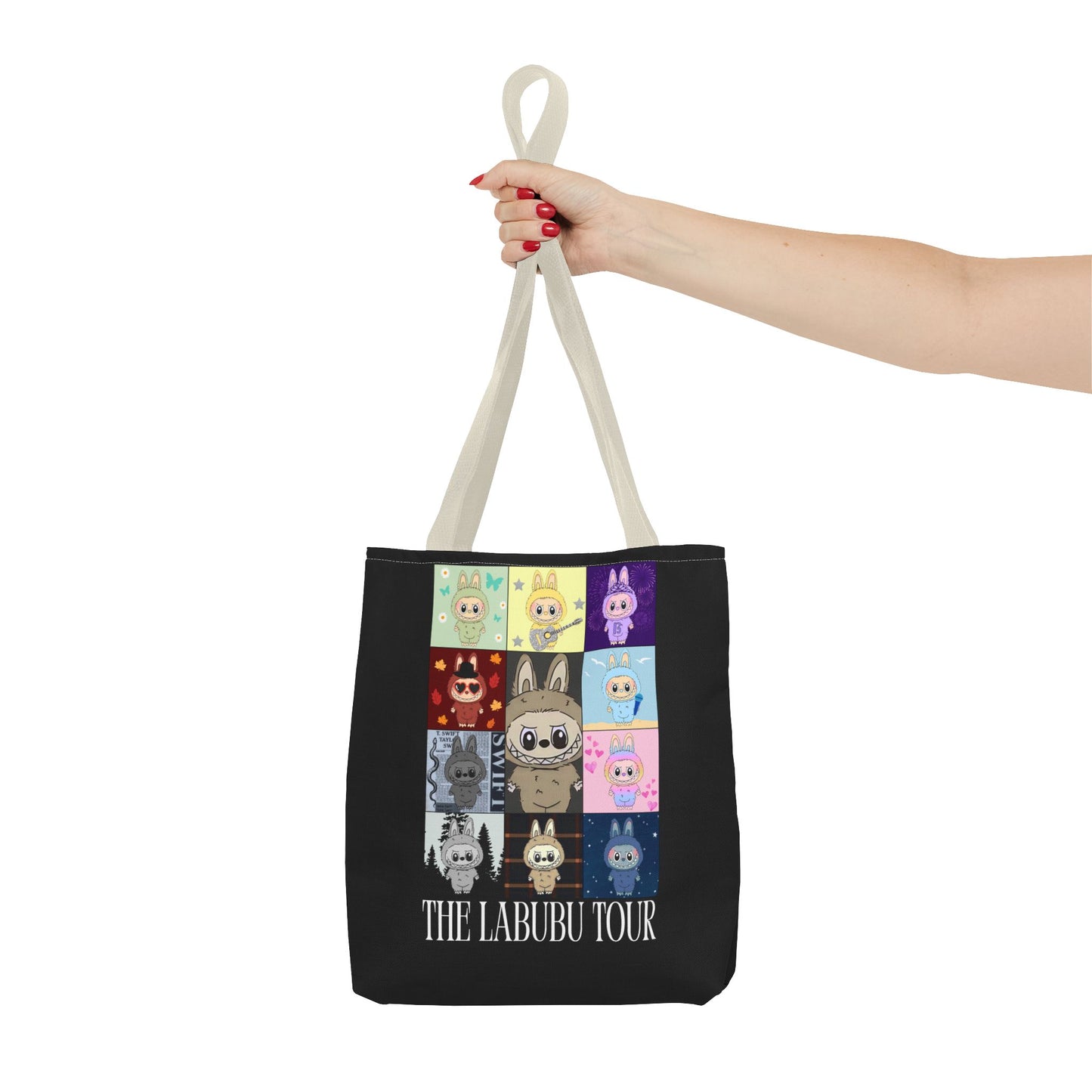 Cute Character Tour Tote Bag | Swiftie Gift | Cartoon Style, Anime Accessories, Gift for Kids, Everyday Use, Eco-Friendly Shopping