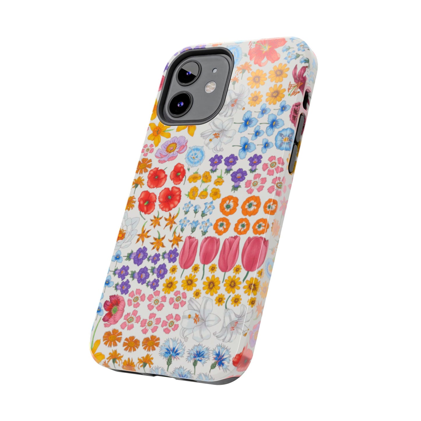 Vibrant Floral Tough Phone Case "Flora"- Durable Protection for Your Device