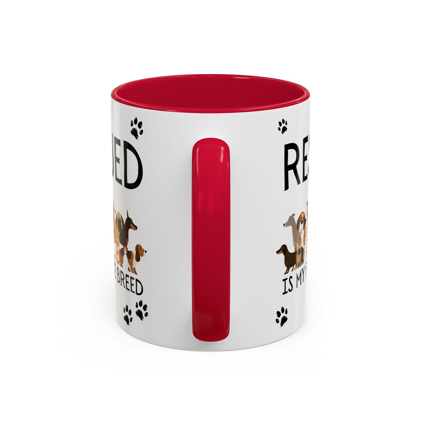 Colorful Dog Rescue Mugs - Perfect for Pet Lovers, Gift for Animal Advocates, 11oz