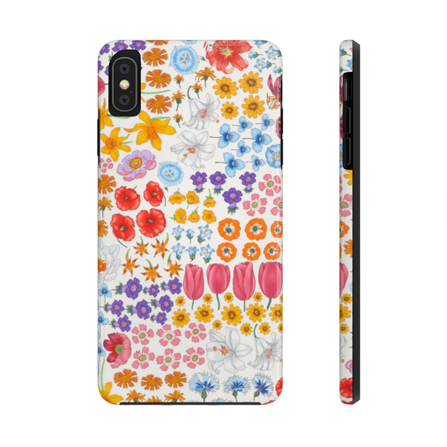 Vibrant Floral Tough Phone Case "Flora"- Durable Protection for Your Device