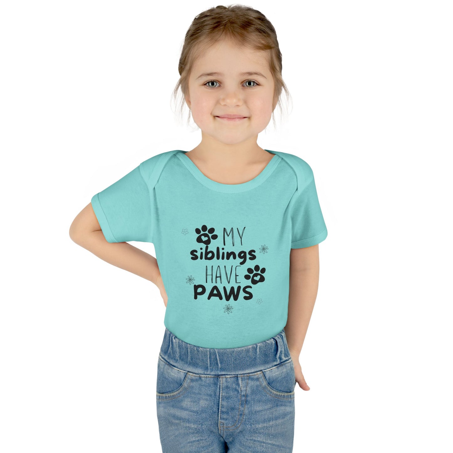 My siblings have paws Bodysuit, Cute Infant Onesie, Pet Lovers Baby Outfit, Baby Shower Gift, Adorable Newborn Clothes