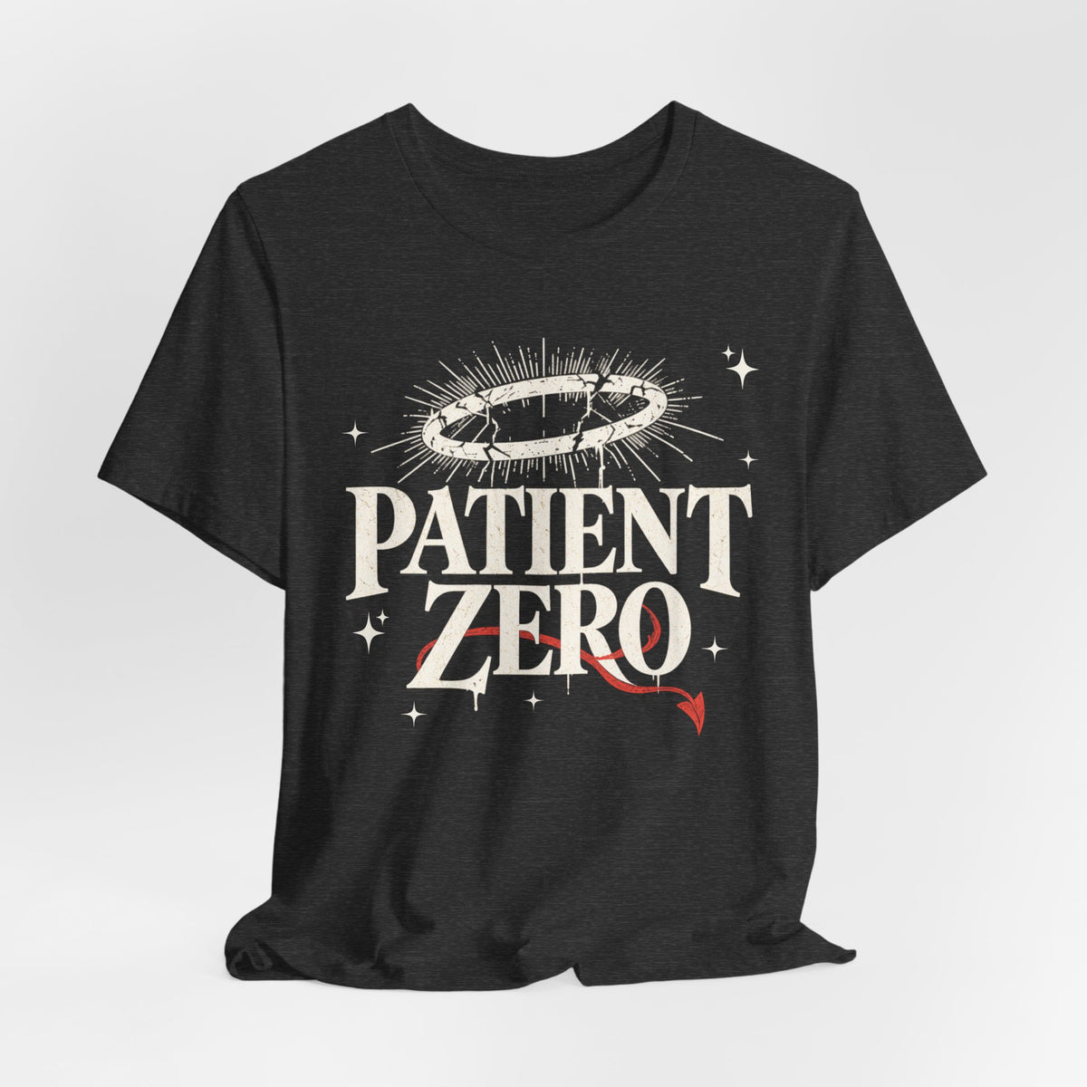 Front/Back Patient Zero T-Shirt — Gothic Anatomical Heart Tee