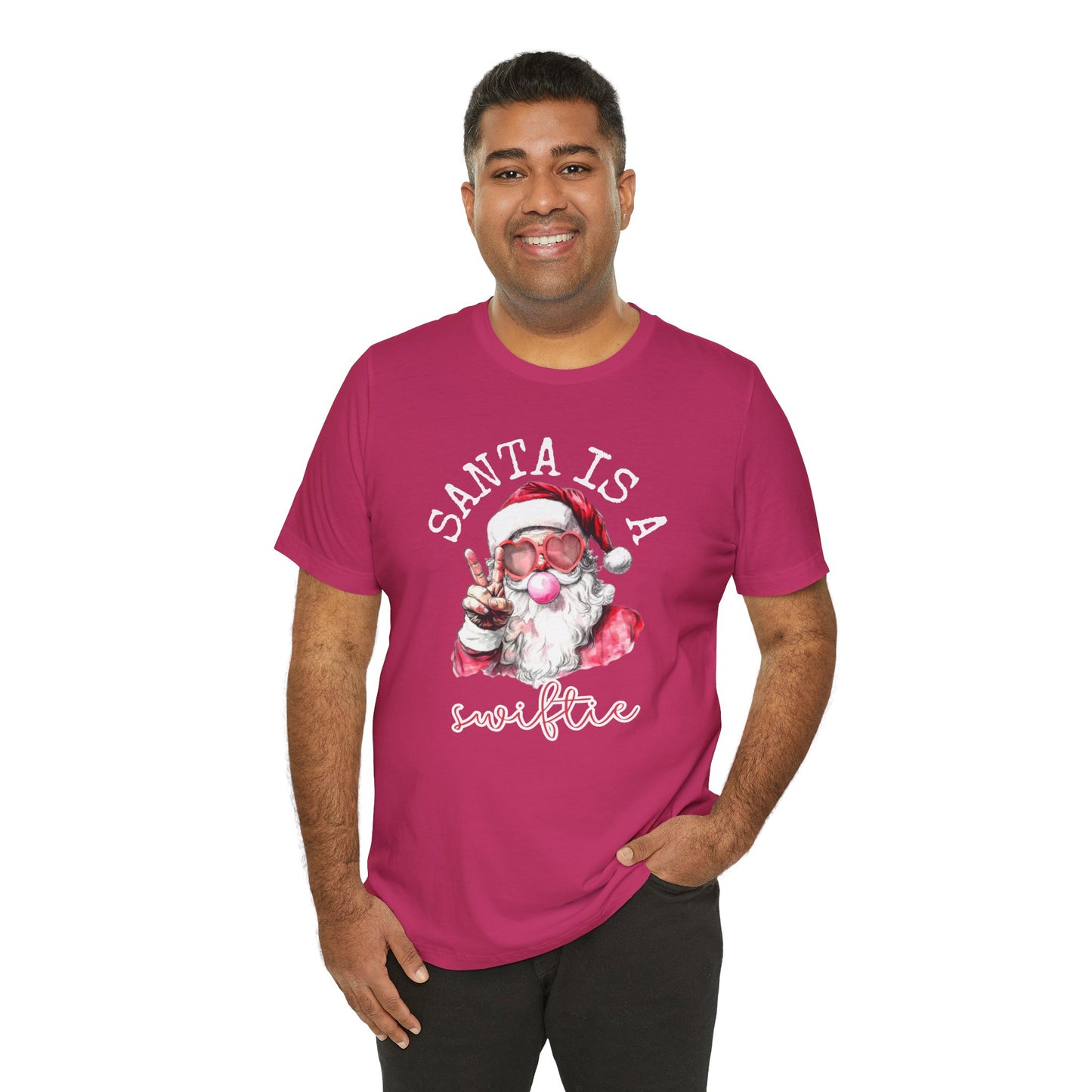 Santa is a Swiftie - Unisex Jersey Short Sleeve Tee