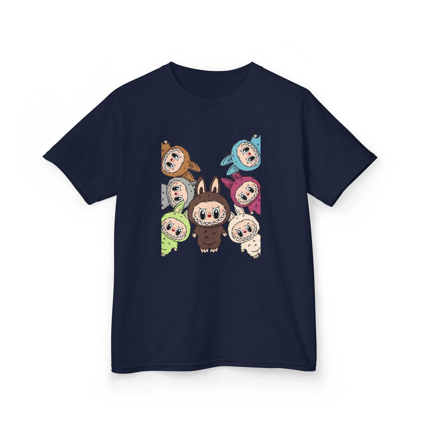 KIDS Adorable Labubu Tee, Fun Graphic Shirt for Boys & Girls, Perfect for Playdates, Birthdays, Family Events, Gifts