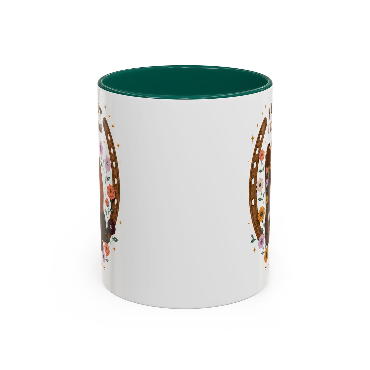 Cowgirl Boots Coffee Mug — "I Knew It I Knew You" Floral Personalized Mug (11oz)