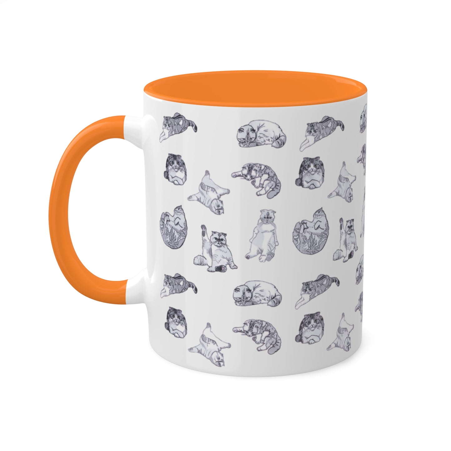 TayTay Cats Colorful Mugs, 11oz