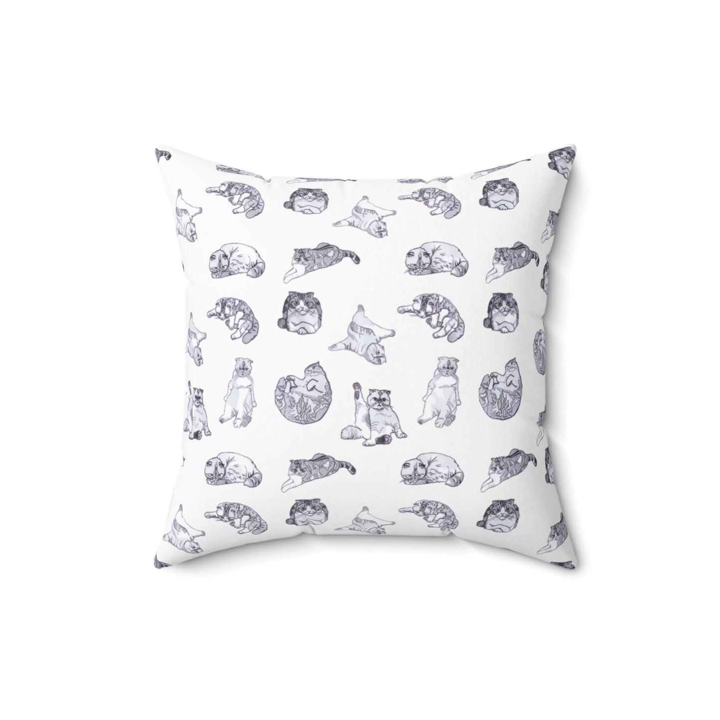 TayTay Cats - Spun Polyester Square Pillow