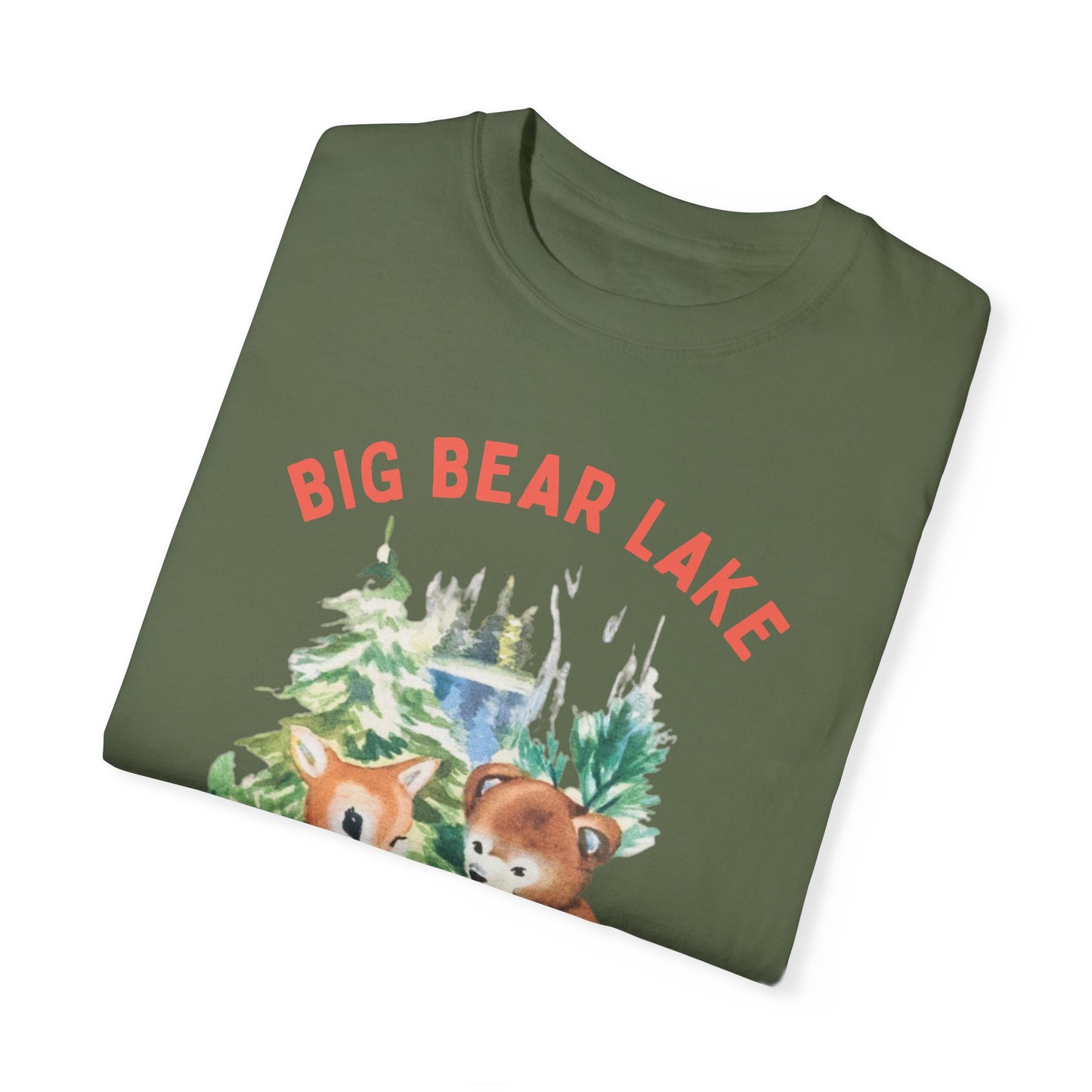 Big Bear Lake Unisex Garment-Dyed T-shirt
