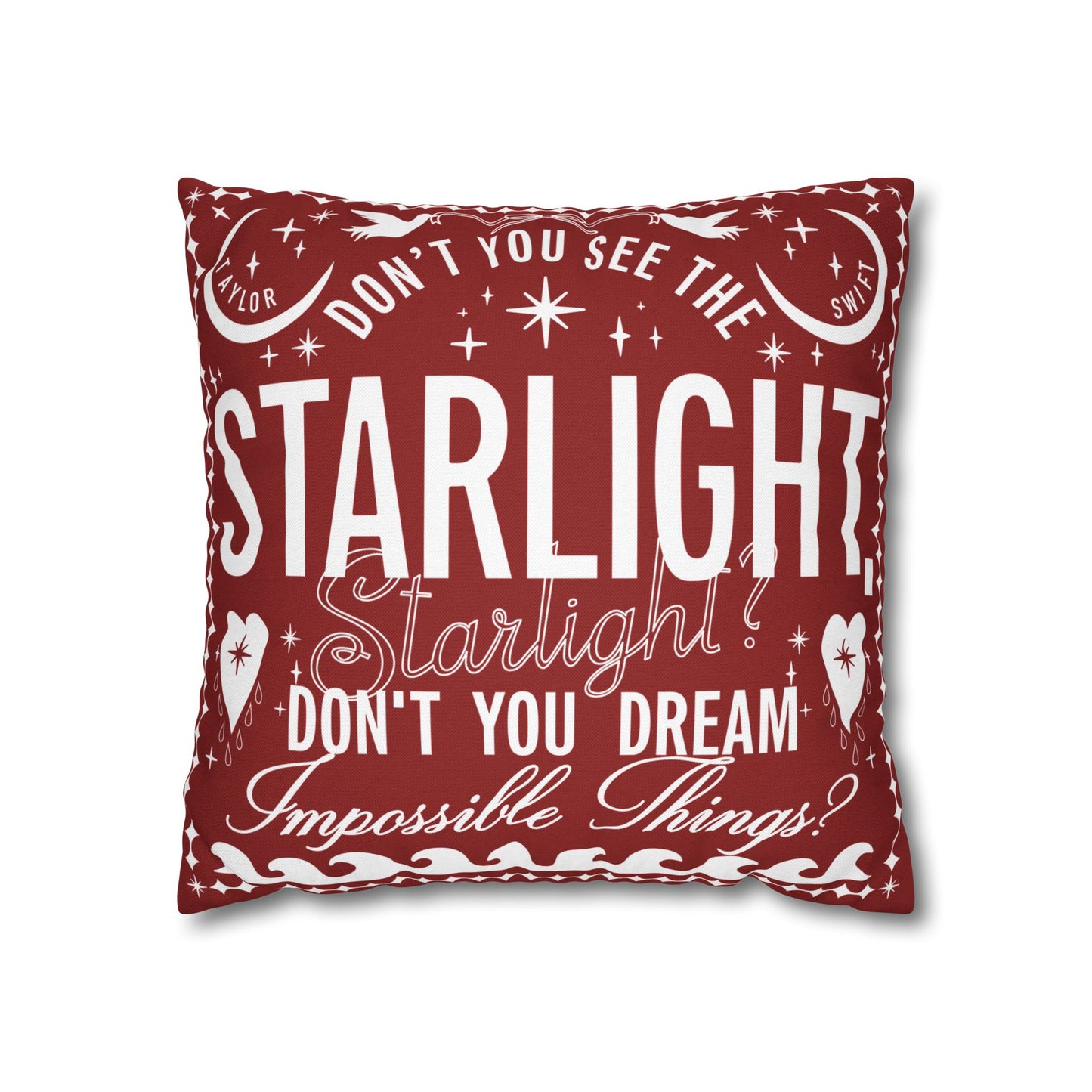 Starlight Polyester Square PILLOWCASE